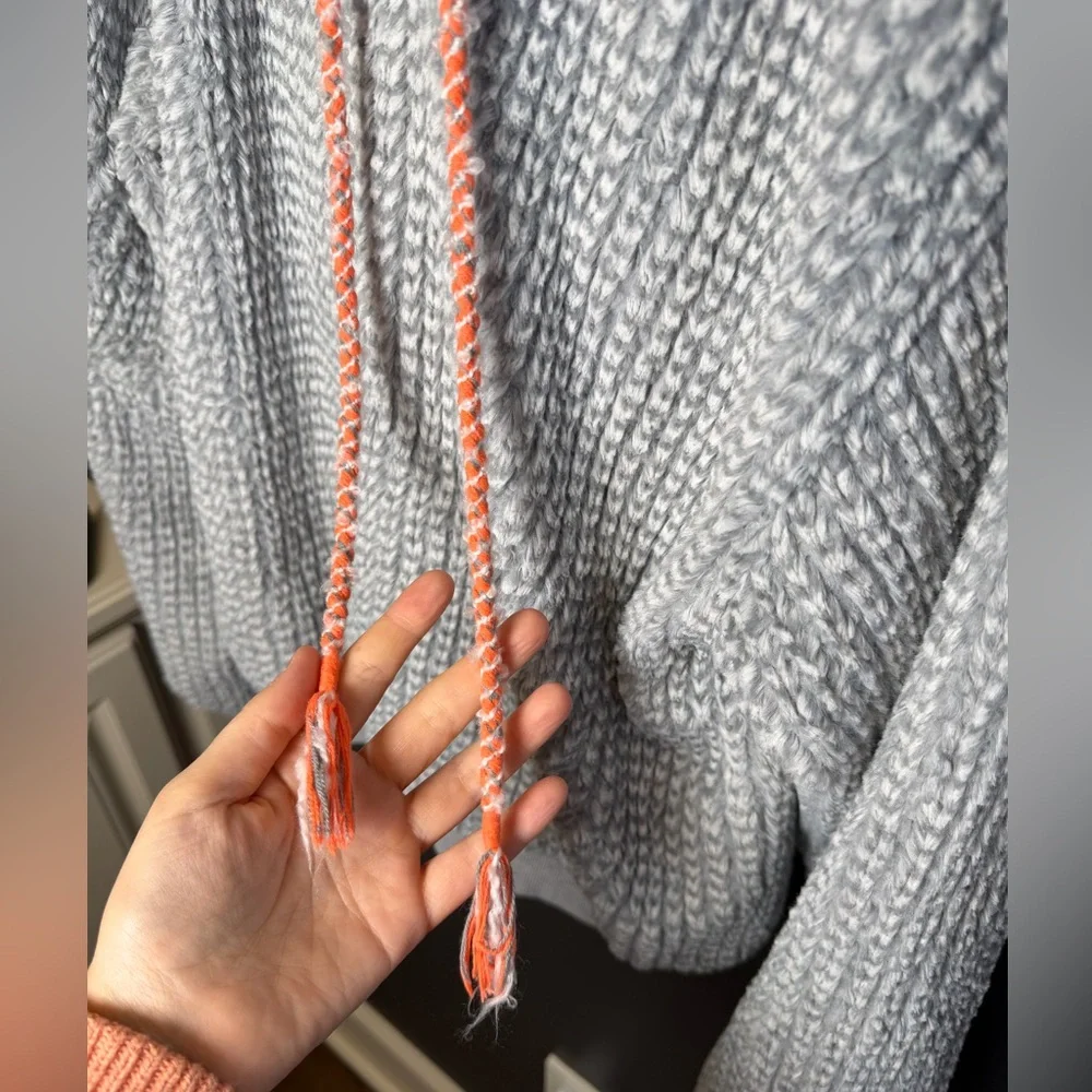 Saturday Sunday forAnthropologie | Chunky Knit Soft Hooded Pullover Sweater | XS - Picture 2 of 10